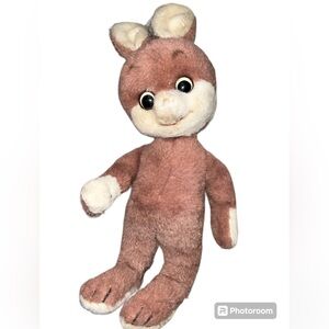 VTG 50’s Schuco  Big Bello Flori the Rabbit Plush Western Germany